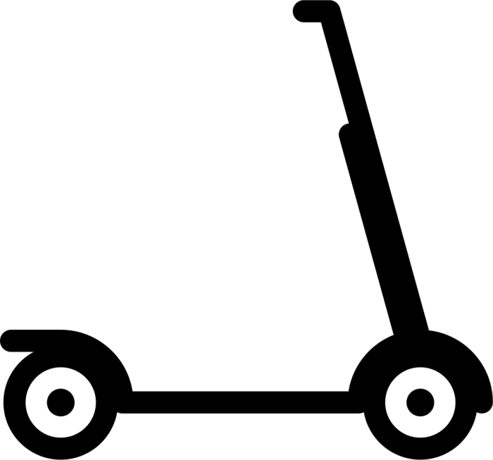 Download PNG image - Vector Kick Scooter PNG Pic 