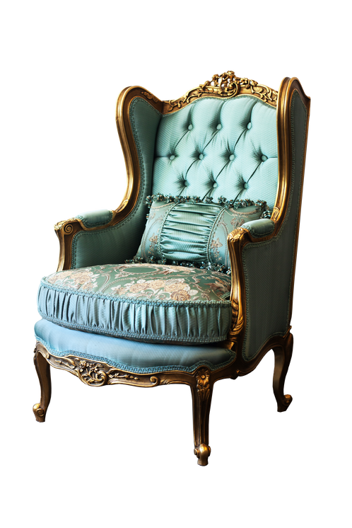 Download PNG image - Wing Chair Transparent Background 