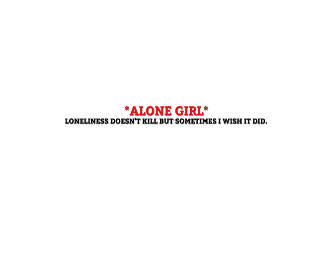 Download PNG image - Alone Quotes PNG HD 