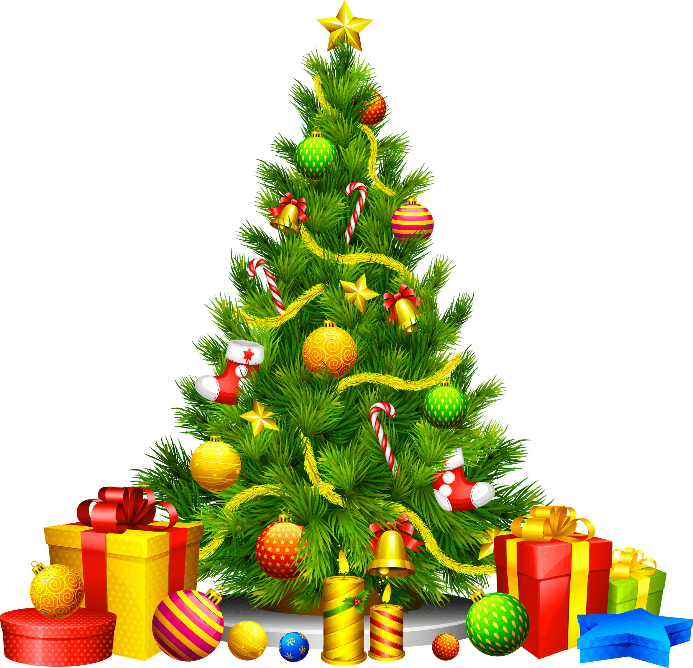 Download PNG image - Christmas Fir Tree PNG File 
