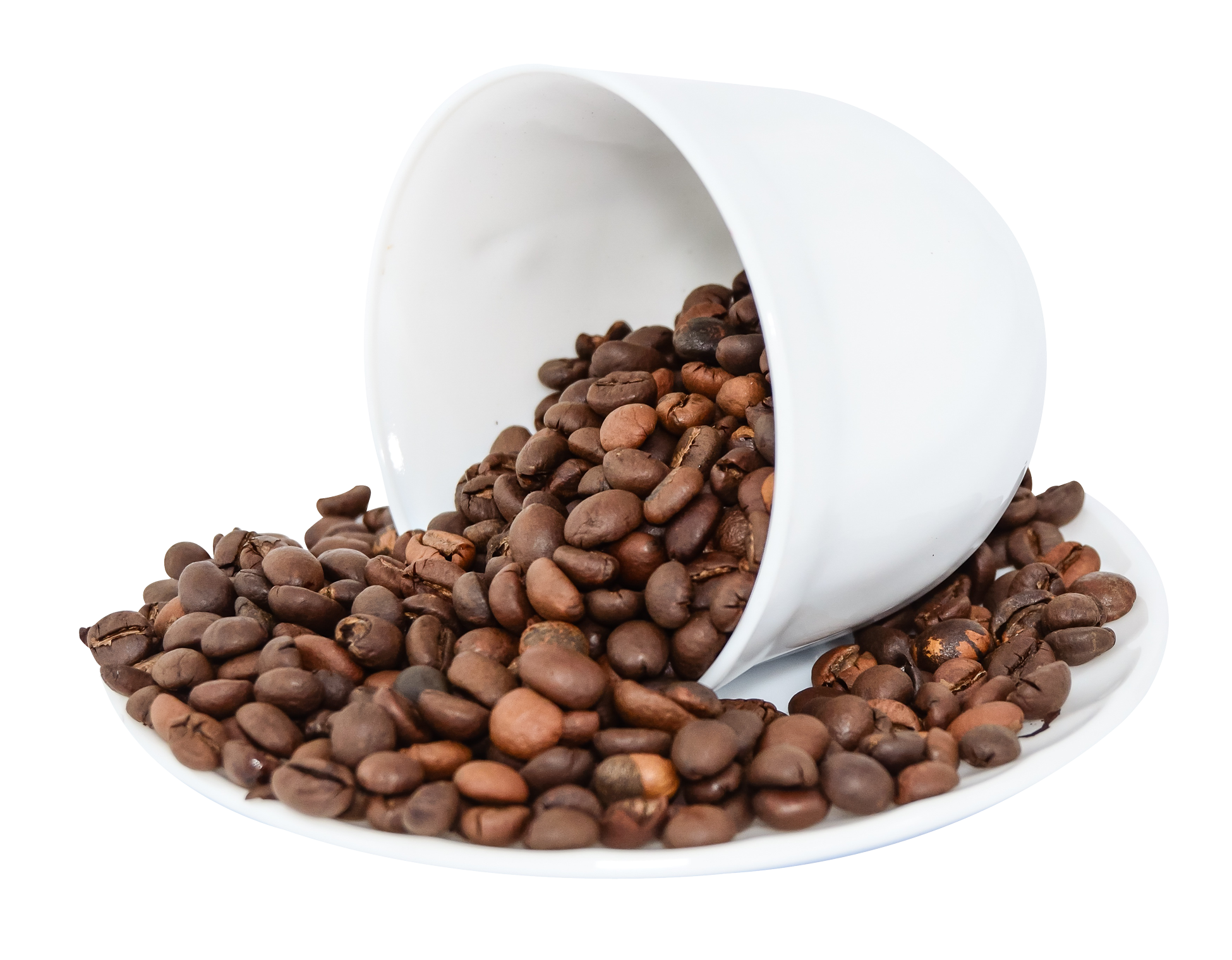 Download PNG image - Coffee Beans Cup PNG 