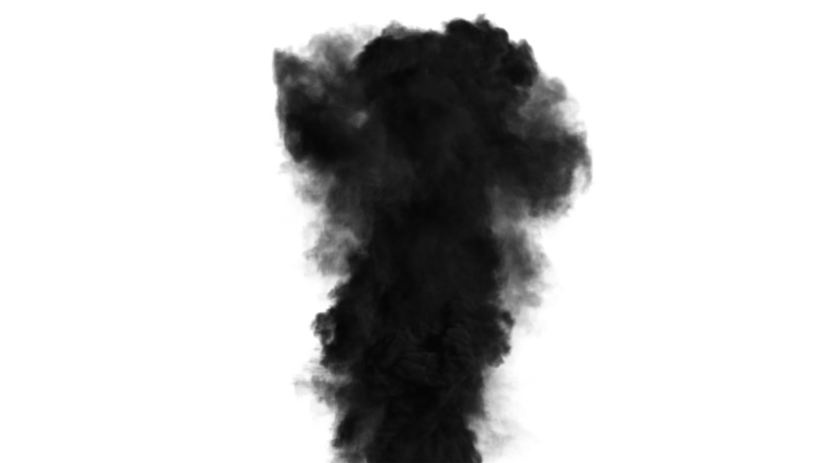 Download PNG image - Explosion Black Smoke Effect PNG 