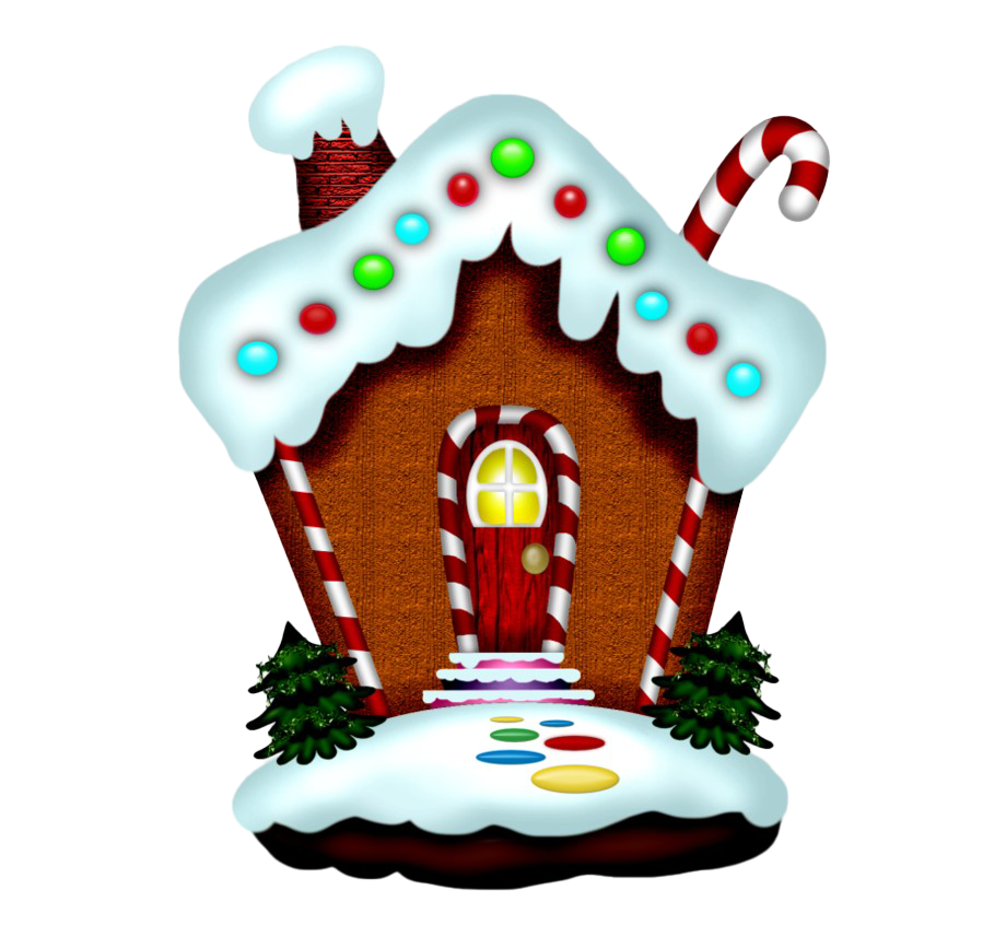 Download PNG image - Gingerbread House PNG Image 
