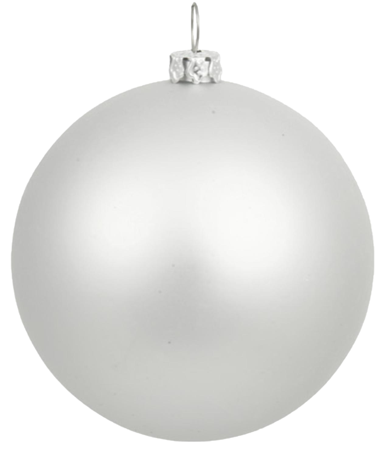 Download PNG image - White Christmas Ball Transparent PNG 