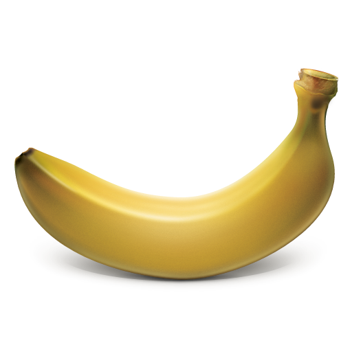 Download PNG image - Banana Cartoon Icon PNG 