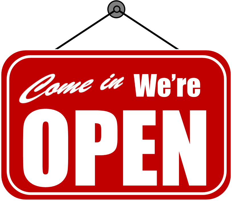 Download PNG image - Open Sign PNG File 