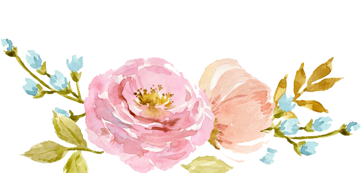 Download PNG image - Watercolor Flowers PNG No Background 