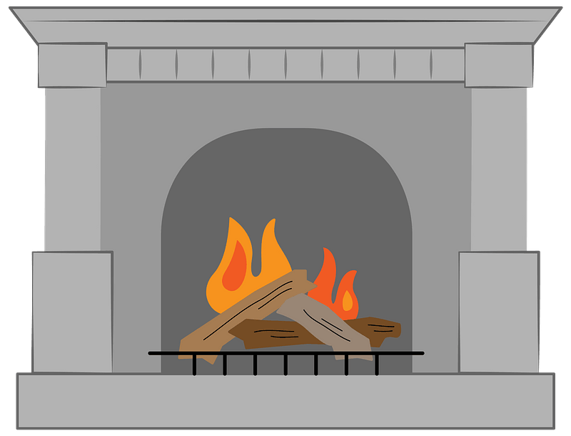 Download PNG image - Fireplace PNG Isolated Transparent Image 