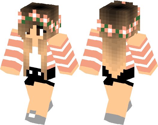 Download PNG image - Girl Minecraft Skins PNG Photos 