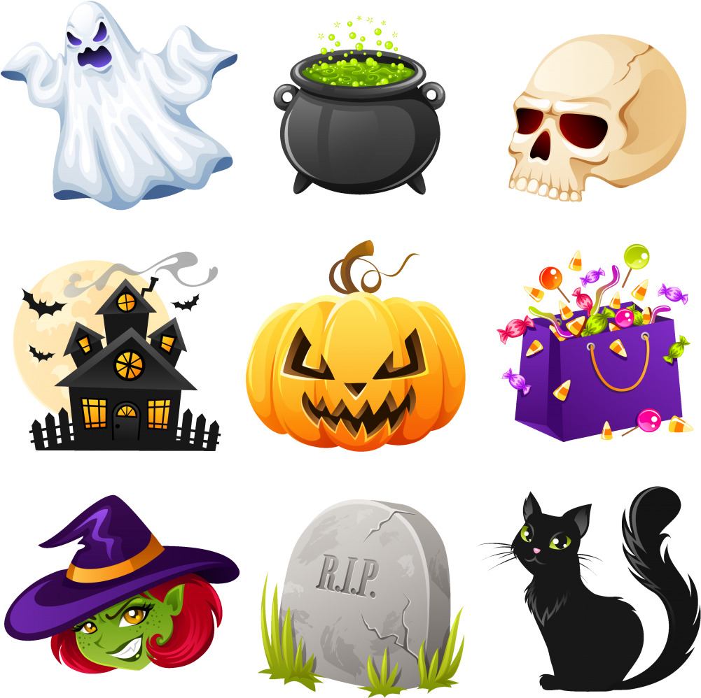 Download PNG image - Halloween Decorations PNG 