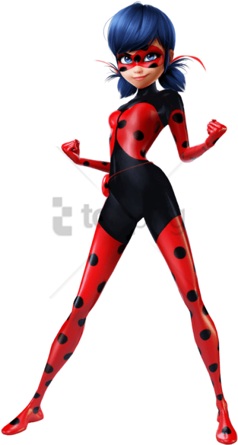 Download PNG image - Ladybug Miraculous PNG Pic 