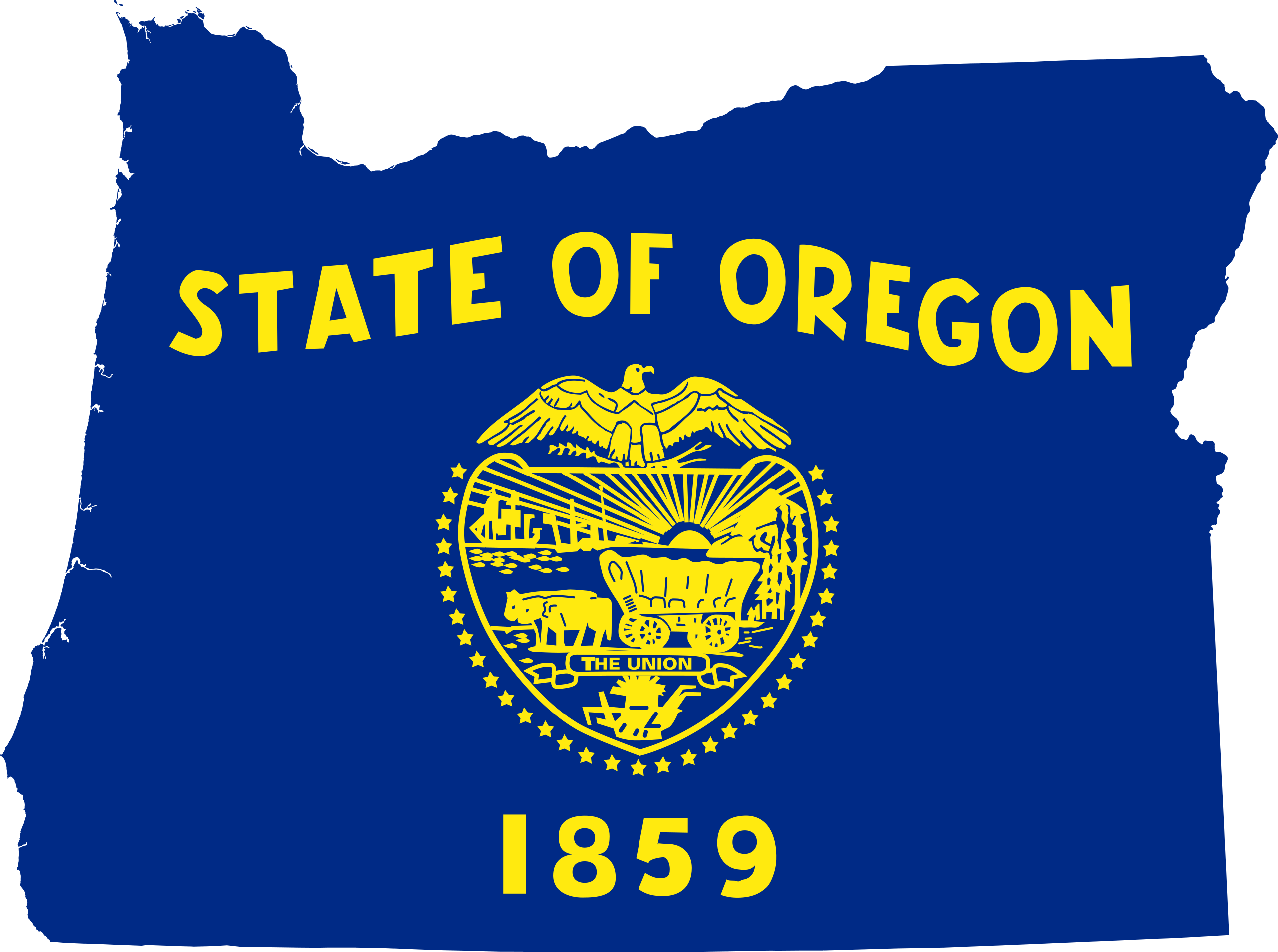 Download PNG image - Oregon Flag PNG Photo 