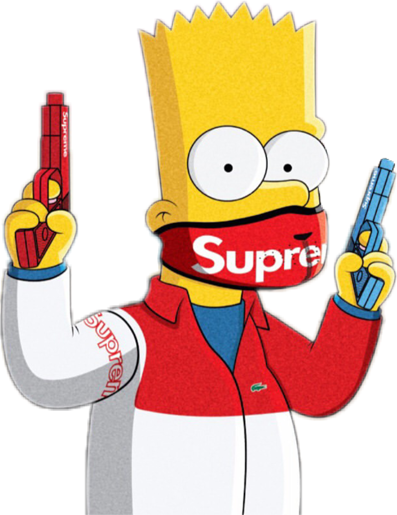 Download PNG image - Bart Simpson Aesthetic Theme PNG HD 