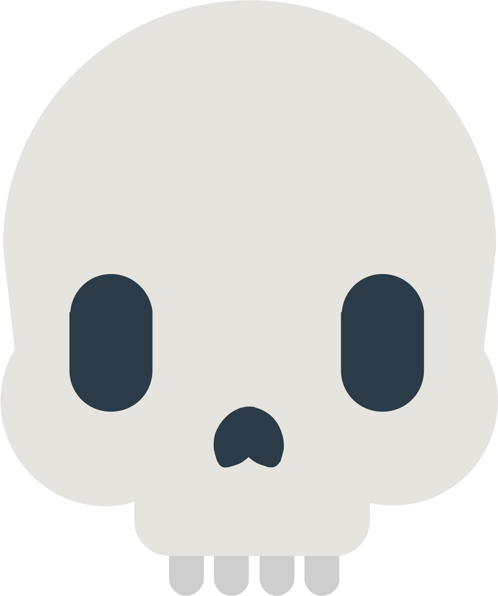 Download PNG image - Emoji Skull PNG Free Download 
