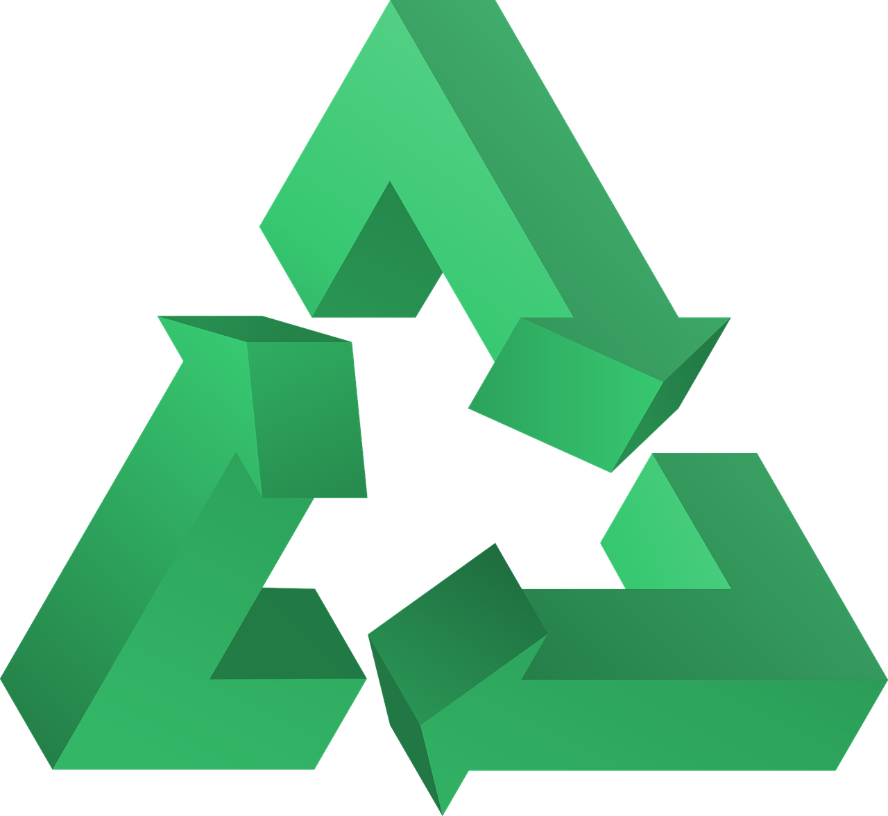 Download PNG image - 3D Recycle PNG Free Download 
