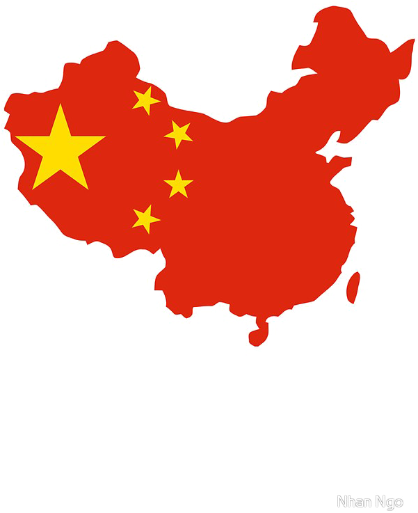 Download PNG image - Map China Flag PNG File 
