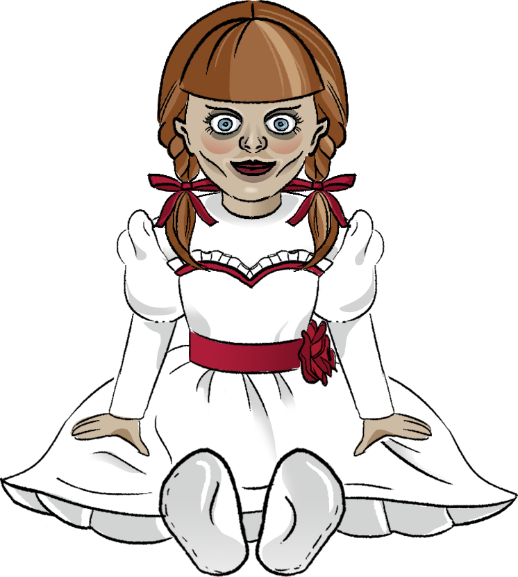 Download PNG image - Annabelle Doll PNG Transparent Image 