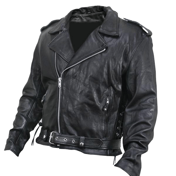 Download PNG image - Black Leather Jacket Transparent PNG 