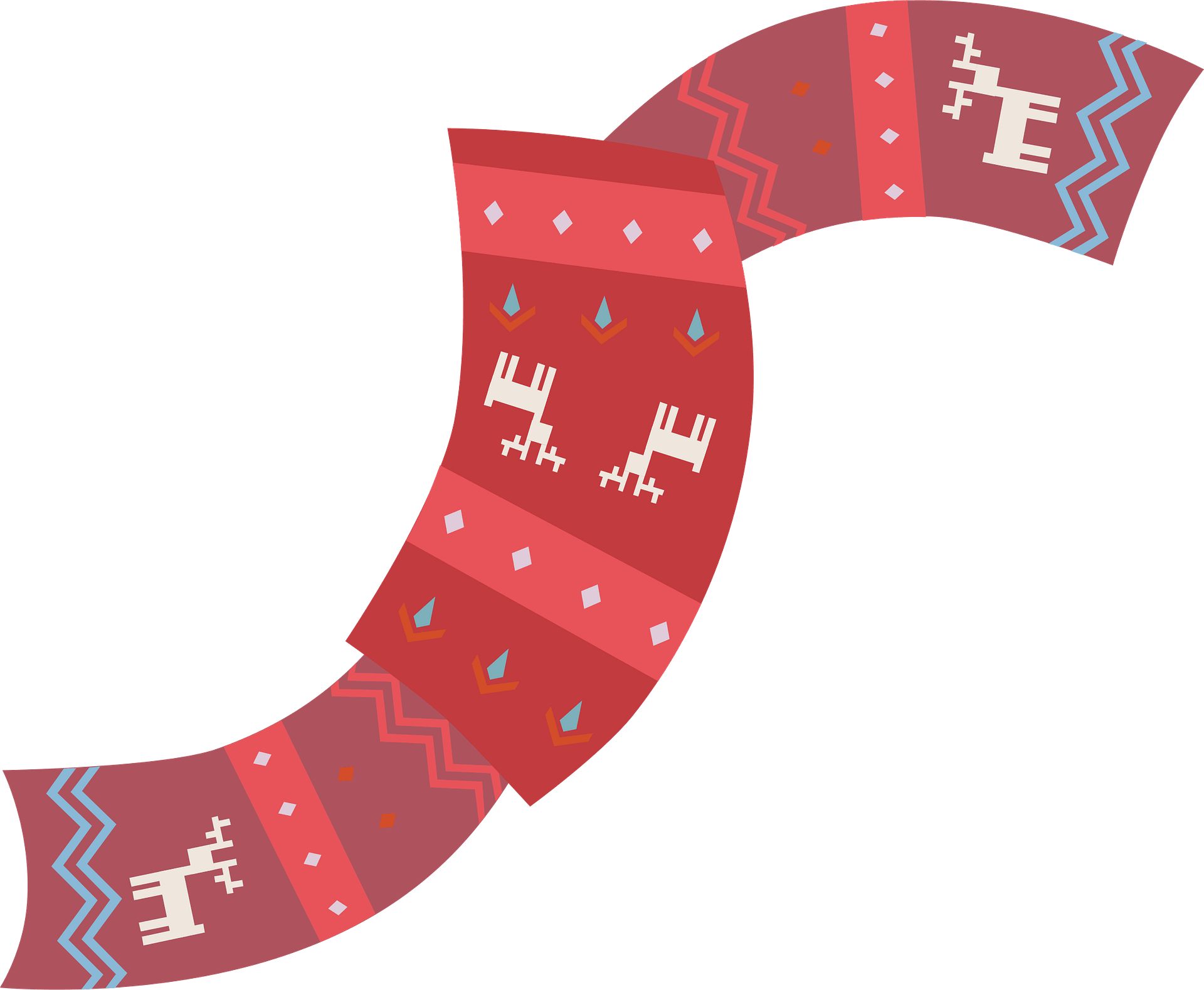 Download PNG image - Christmas Scarf PNG Pic 