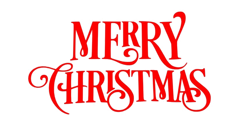 Download PNG image - Christmas Word PNG File 