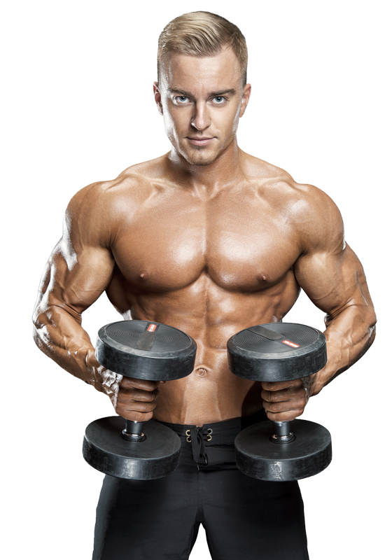 Download PNG image - Fitness Man Dumbbell Transparent PNG 
