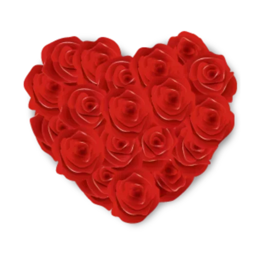 Download PNG image - Heart Rose PNG Pic 