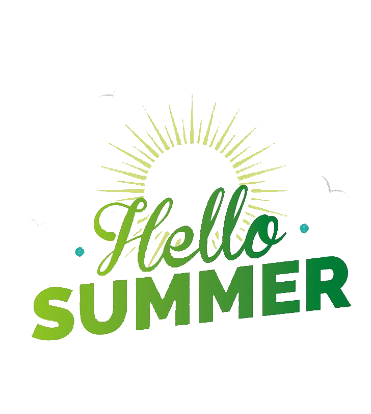 Download PNG image - Hello Summer Word PNG HD 