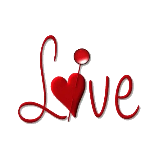 Download PNG image - Love Word Text PNG Transparent Picture 