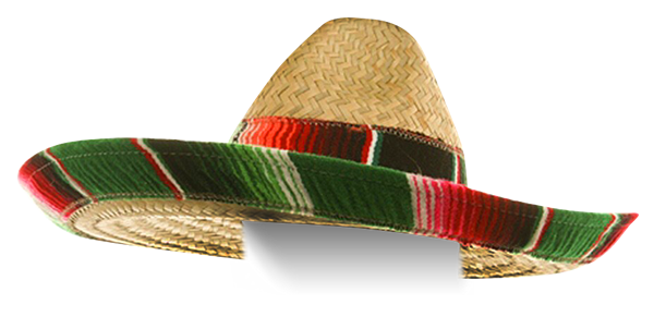 Download PNG image - Straw Mexican Hat Transparent PNG 