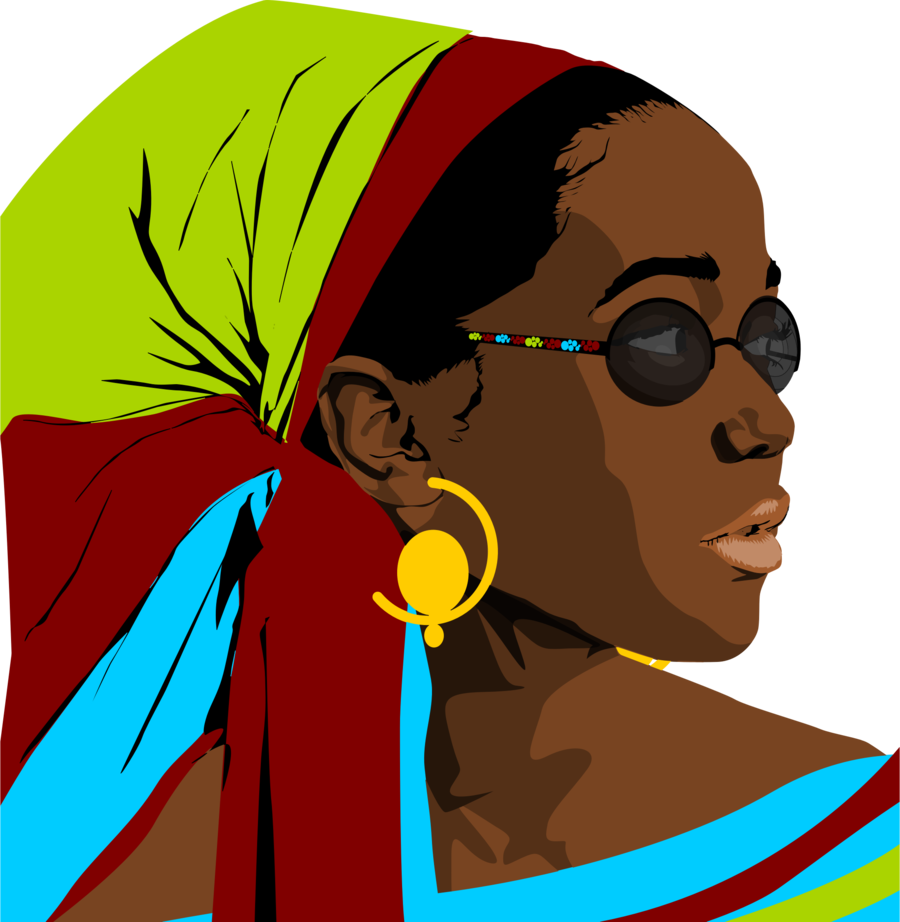 Download PNG image - African American Woman PNG Transparent 