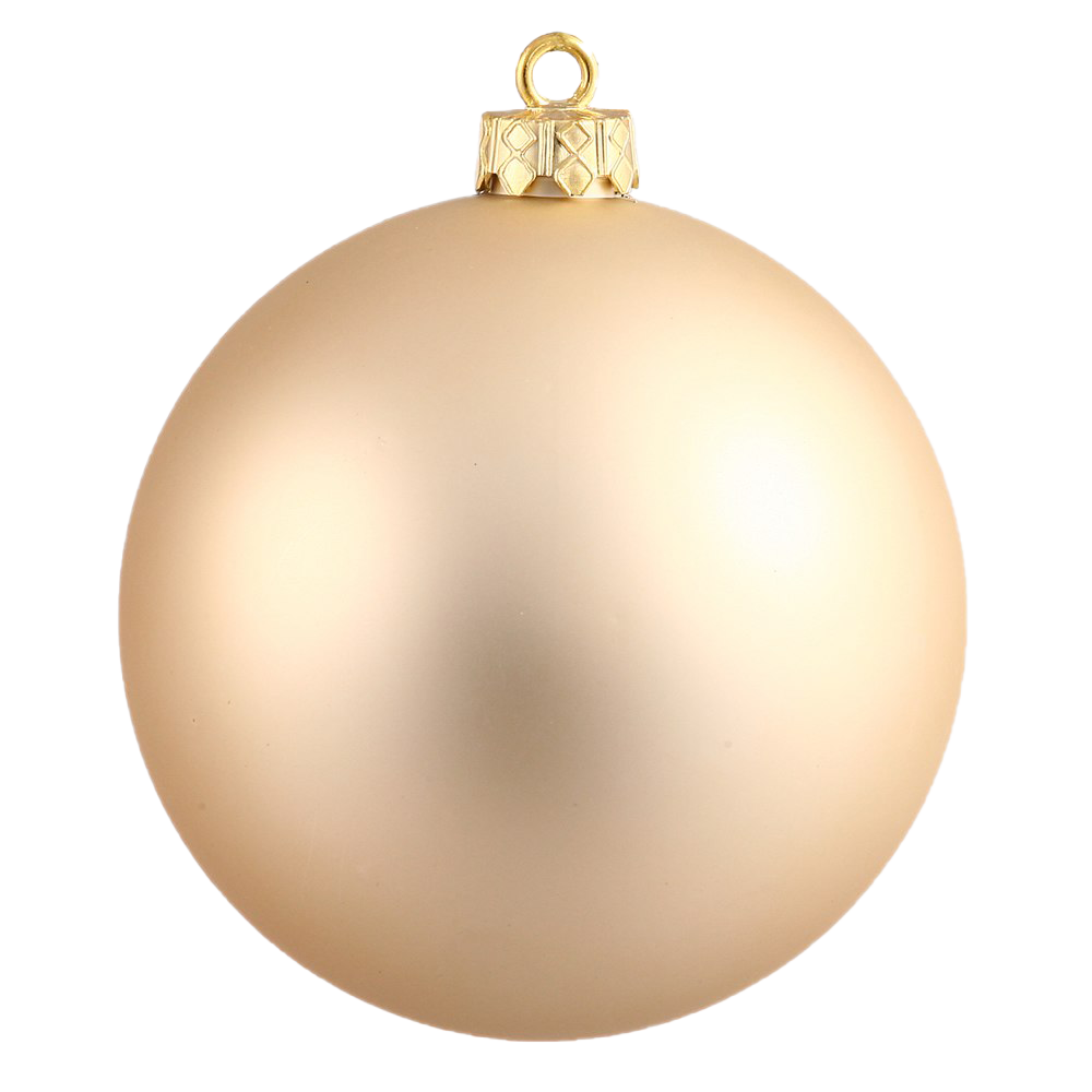 Download PNG image - Golden Christmas Ball Transparent PNG 