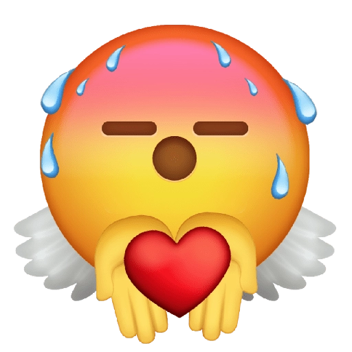 Download PNG image - Heart Anger Emoji Download PNG Image 