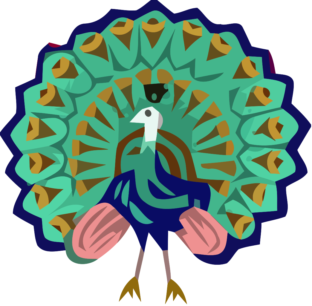 Download PNG image - Peacock Transparent Isolated PNG 