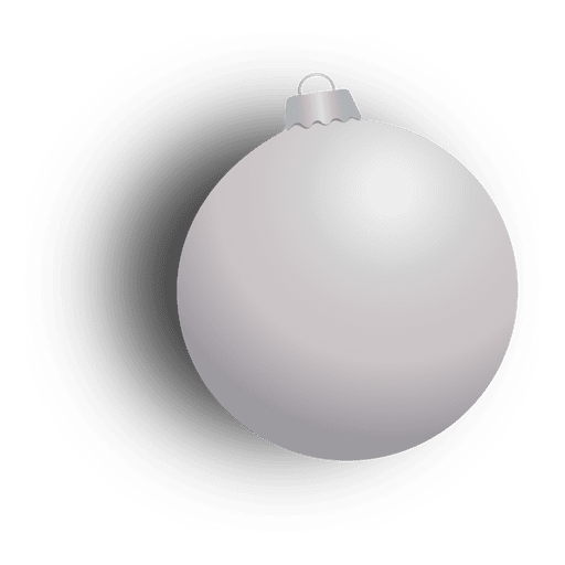 Download PNG image - Silver Christmas Bauble PNG Clipart 