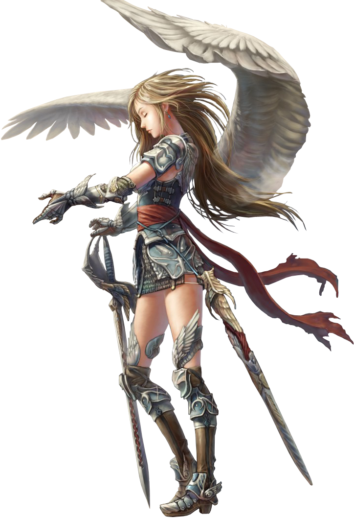 Download PNG image - Angel Anime Girl PNG Pic 