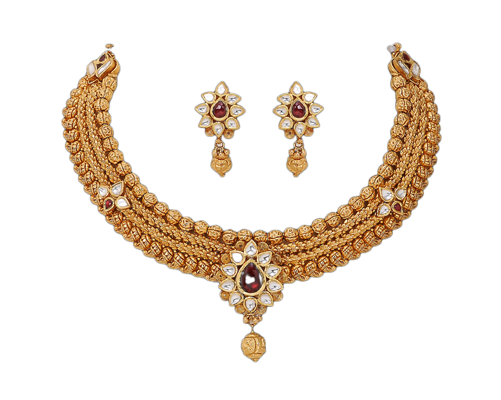 Download PNG image - Antique Jewellery Necklace Transparent Background 
