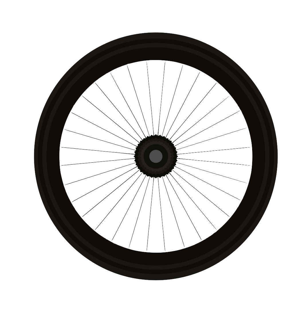 Download PNG image - Bicycle Wheel Tire PNG Pic 