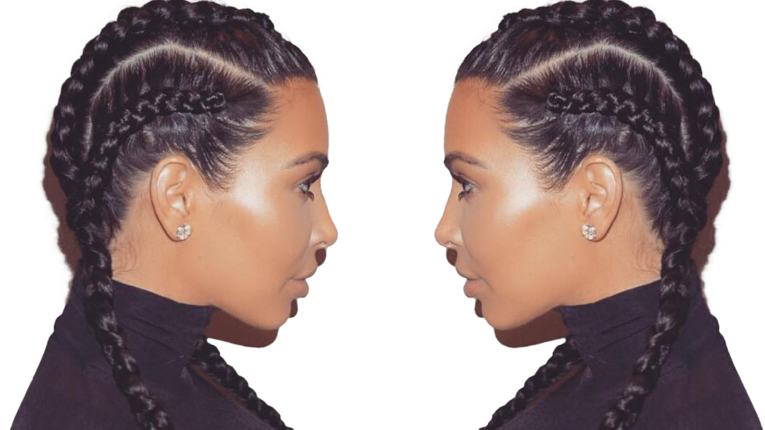Download PNG image - Braids Hairstyle PNG Photo 