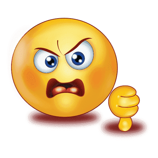 Download PNG image - Dislike Emoji PNG Clipart 