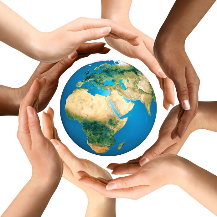 Download PNG image - Earth In Hands Transparent PNG 