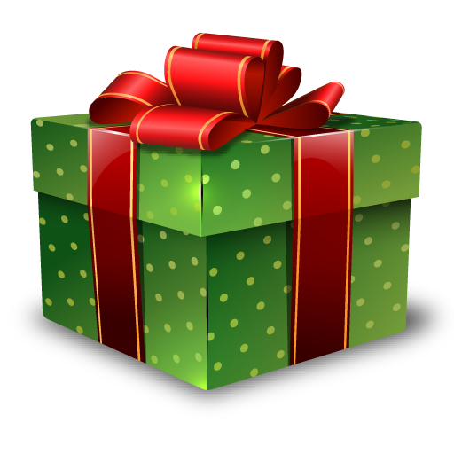 Download PNG image - Green Christmas Gift PNG Transparent Image 