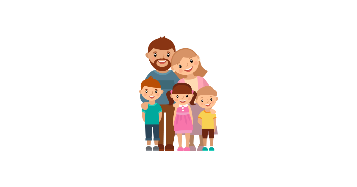 Download PNG image - Happy Family PNG Isolated Free Download 