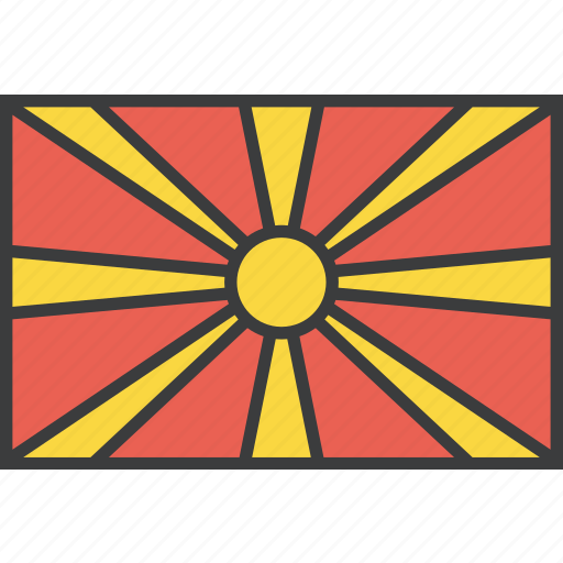 Download PNG image - Macedonia Flag PNG Isolated Image 