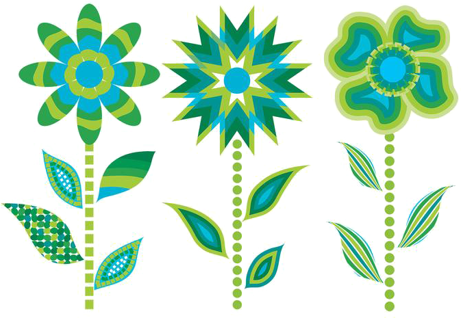 Download PNG image - Abstract Flower PNG Clipart 