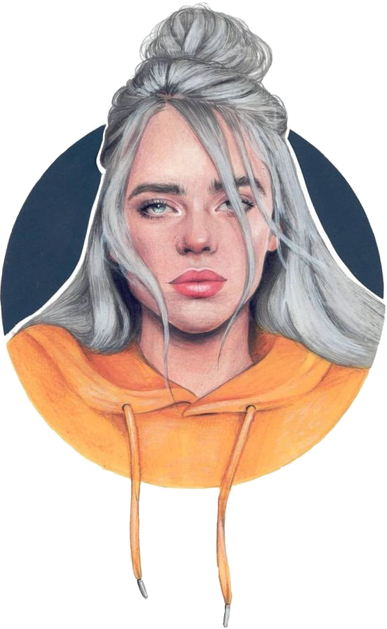 Download PNG image - Aesthetic Theme Billie Eilish PNG HD 