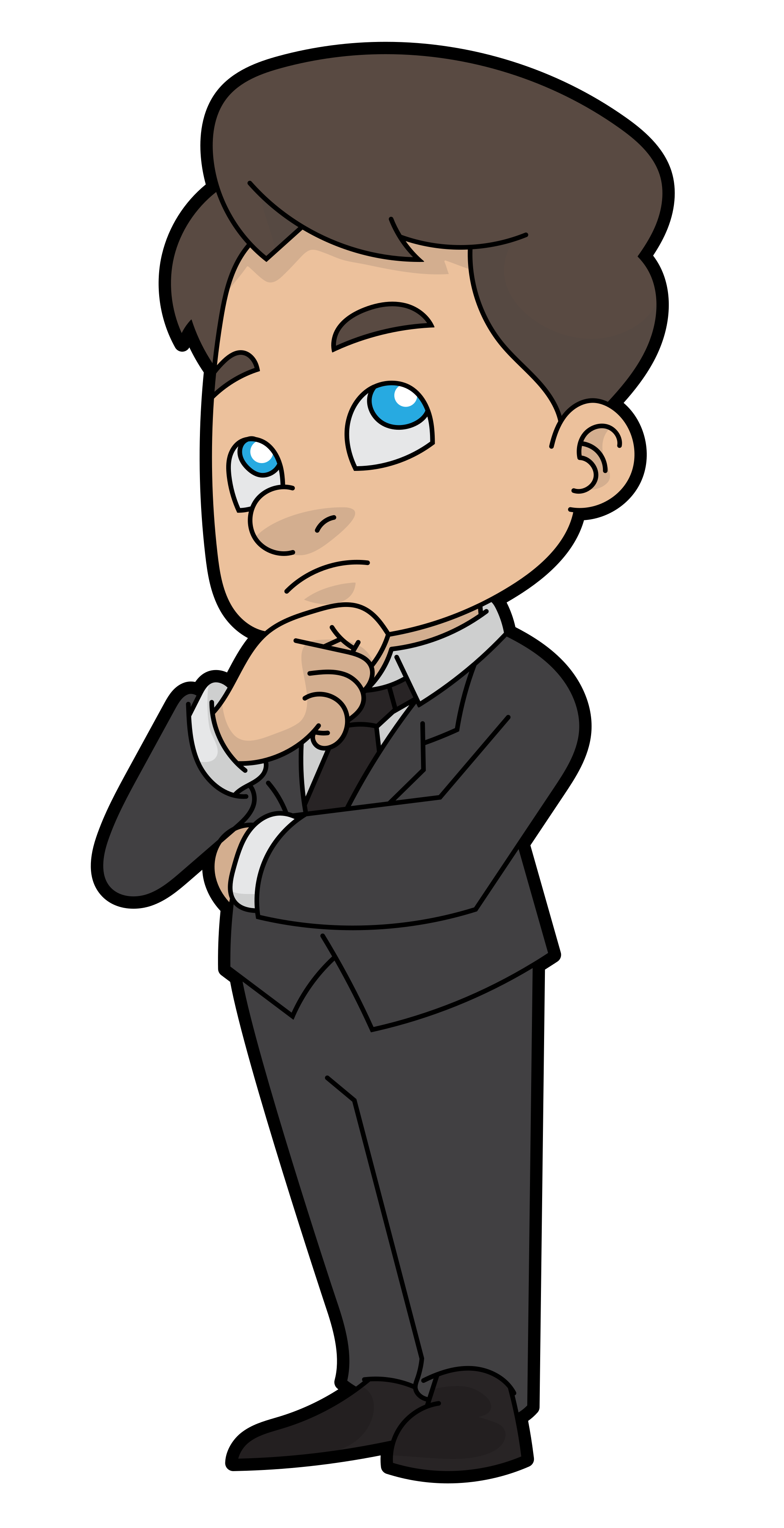 Download PNG image - Animated Businessman PNG Image 