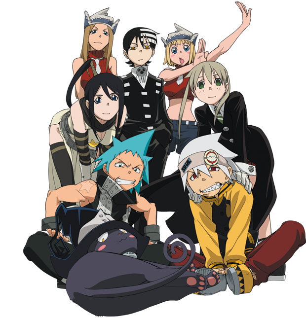 Download PNG image - Anime Group PNG Isolated Photos 