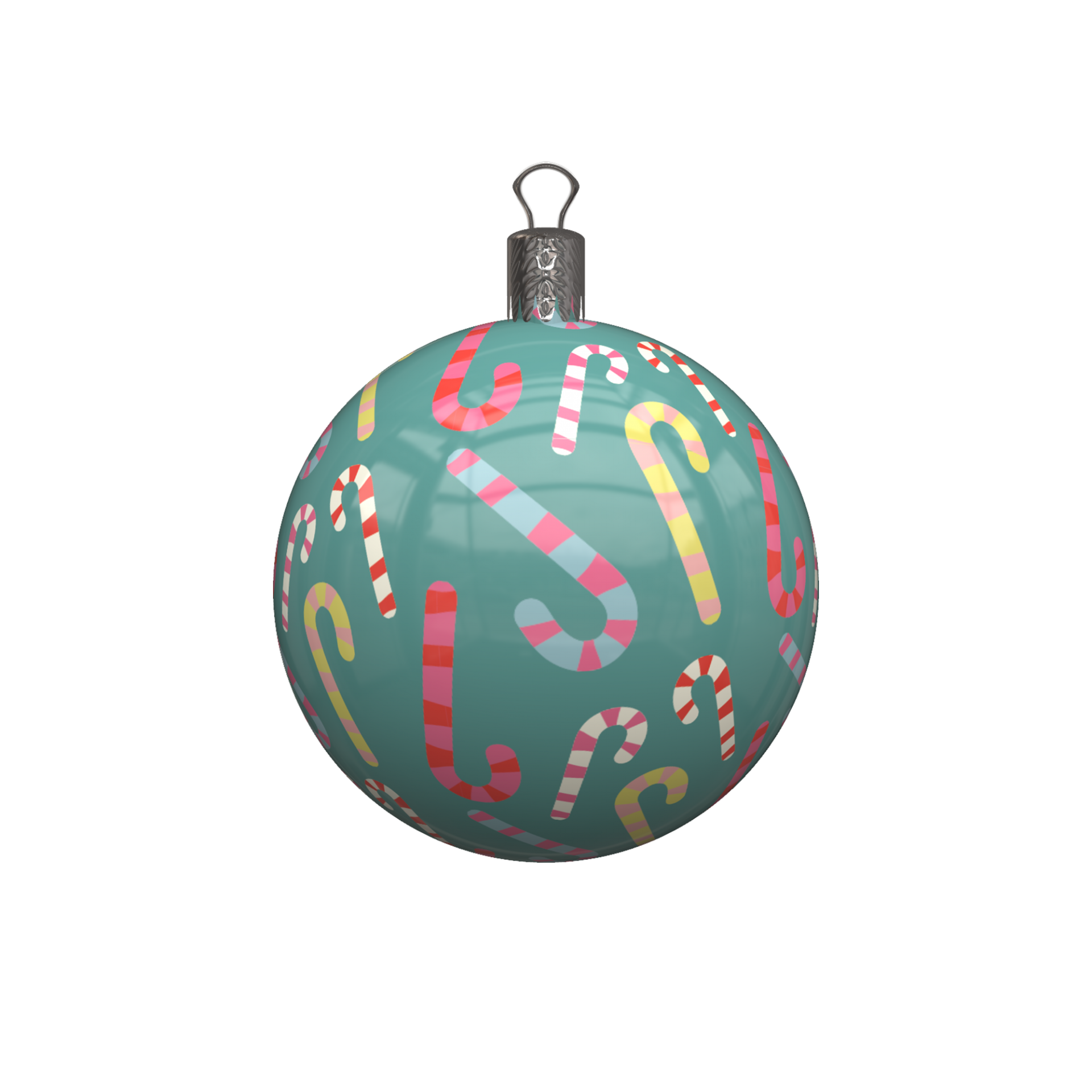 Download PNG image - Blue Christmas Bauble PNG HD 