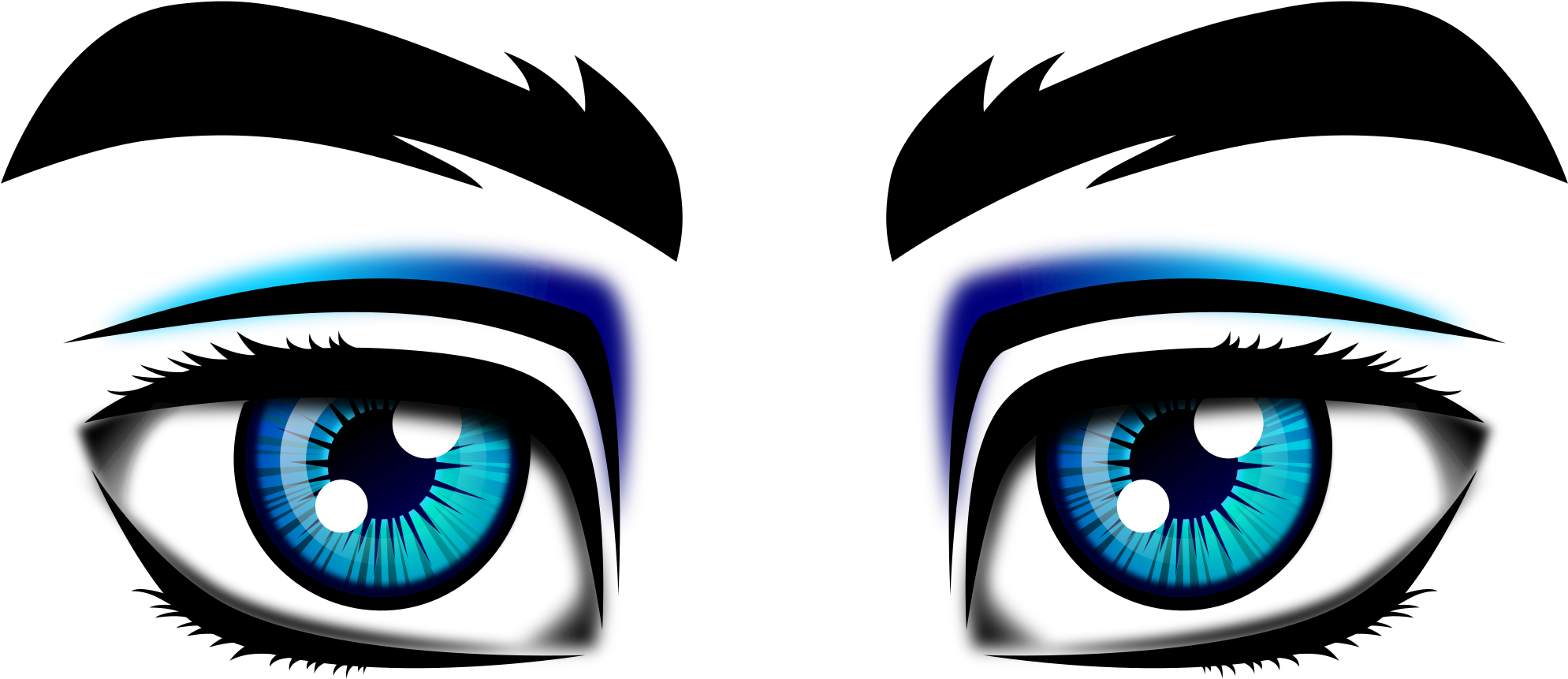Download PNG image - Blue Eyes Transparent PNG 
