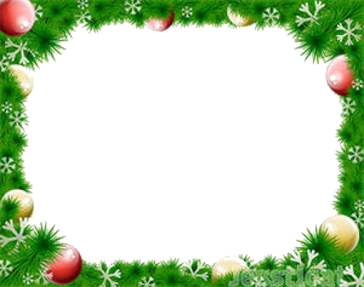 Download PNG image - Christmas Border PNG Free Download 